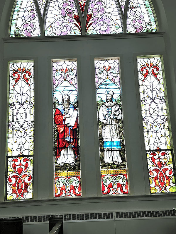 stained glass window
