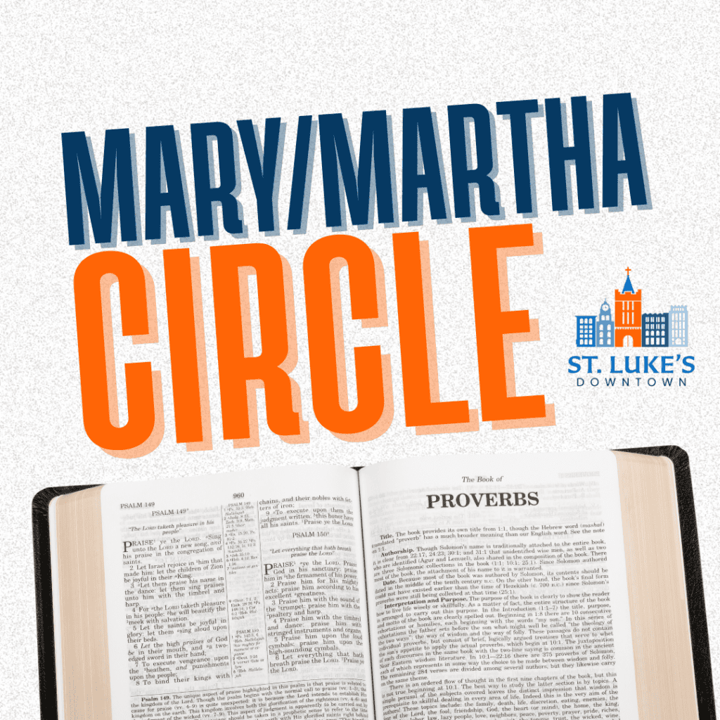 Mary/Martha Circle