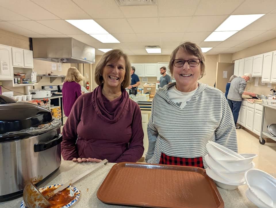 serving a food bank